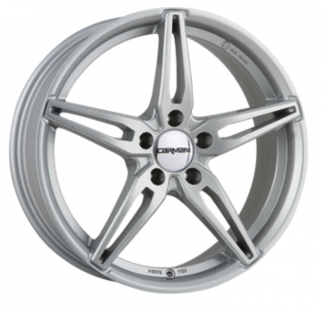 Winterkomplettrad Carmani 15 Silber 17 Zoll mit Kumho Reifen